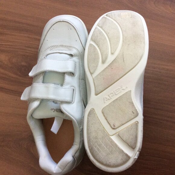 Apex G8210m Athletic Double Strap Men's Active Shoe In White - Picture 4 of 8